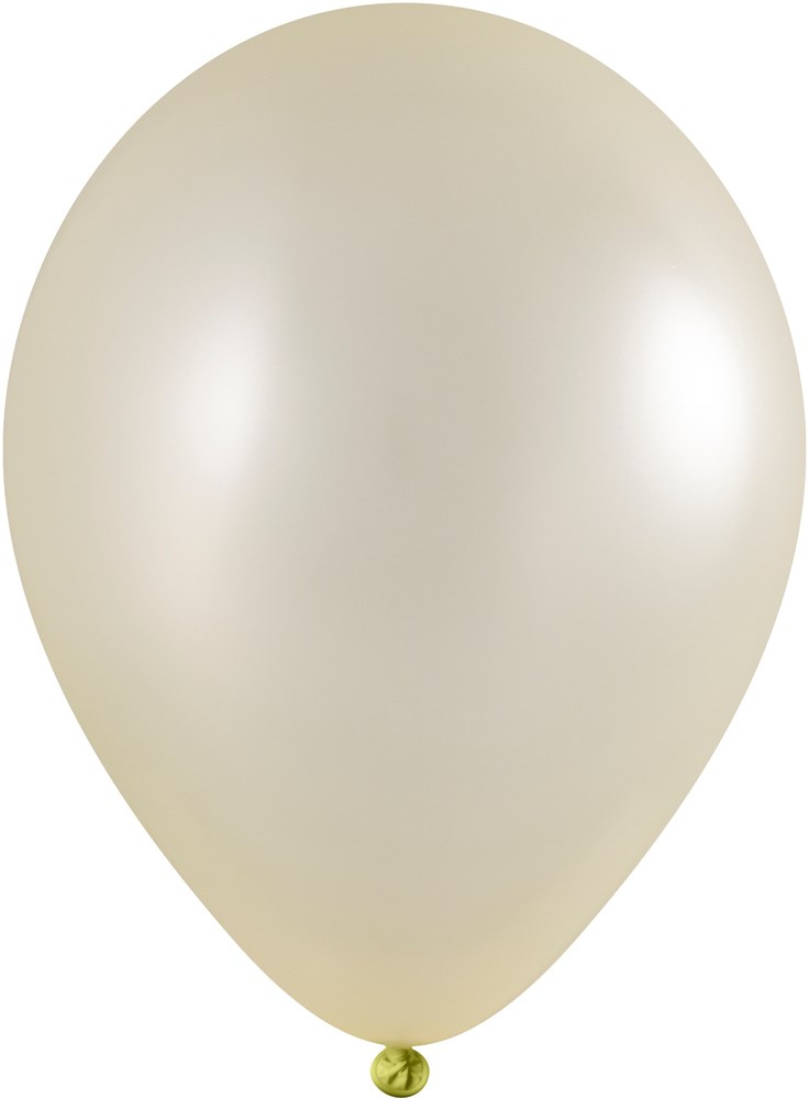 Ballonnen bedrukt 85/95 cm - Ø 33 cm - 11 inch - Licht geel Metallic (2611) (± PMS 100)