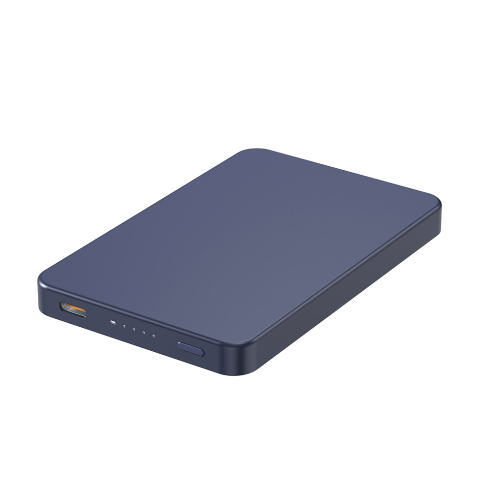 Urban Vitamin Marin 5000mAh magnetic 15W wireless powerbank - blauw (± PMS 4145 C)