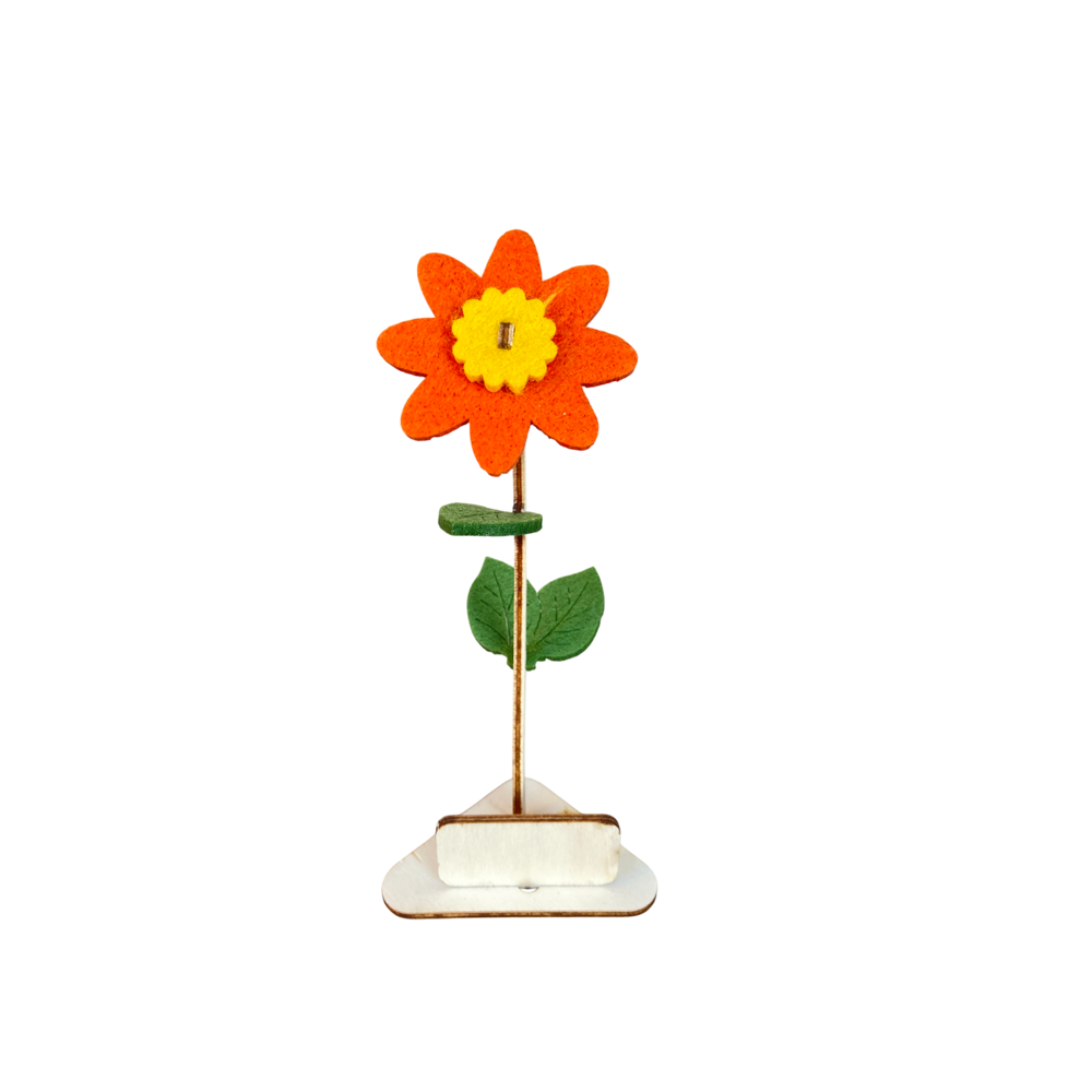 Happy Blooms - One & only 'Your logo' - oranje
